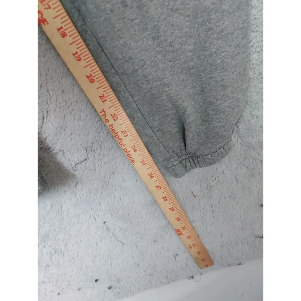 Jordan Joggers Mens Small Fleece Sweatpants Spellout Jumpman Nike Elastic Waist